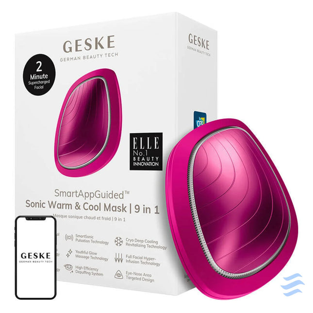 Sonic Warm & Cool Mask 9in1 Geske with APP (magenta) Massagers