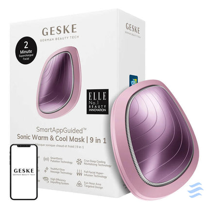 Sonic Warm & Cool Mask 9in1 Geske with APP (pink) Massagers