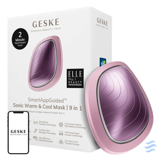 Sonic Warm & Cool Mask 9in1 Geske with APP (pink) Massagers