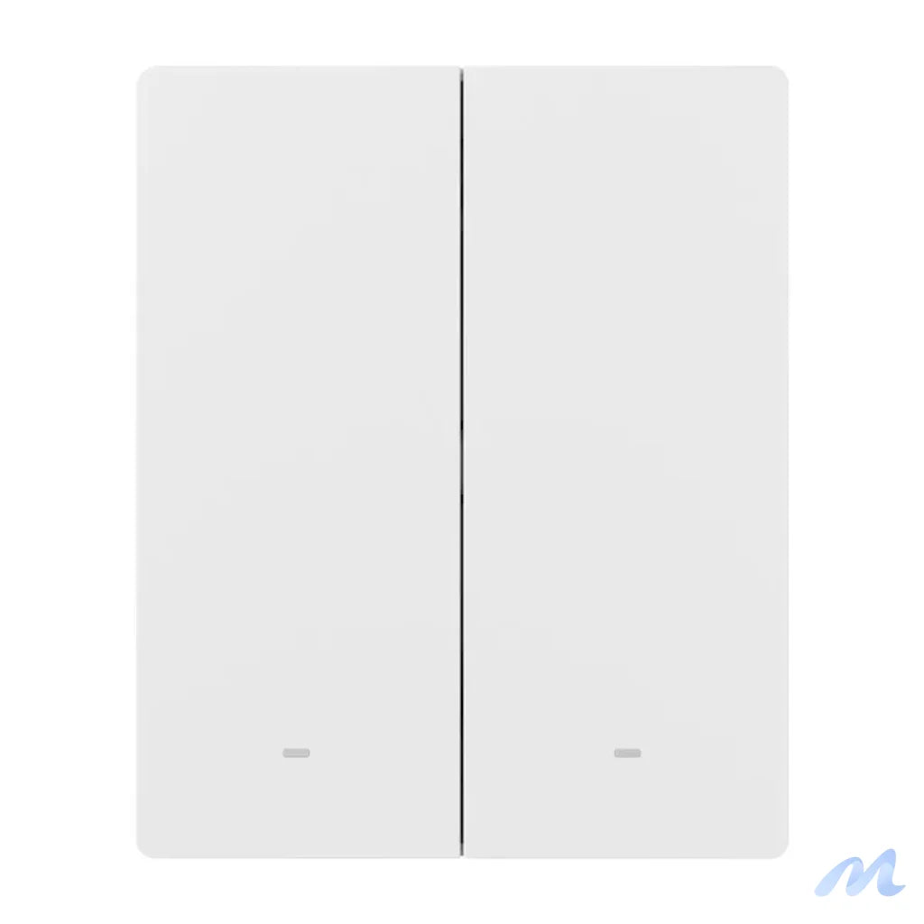 SONOFF M5-2C-80W WiFi Matter smart wall switch (2-channel, for frame)