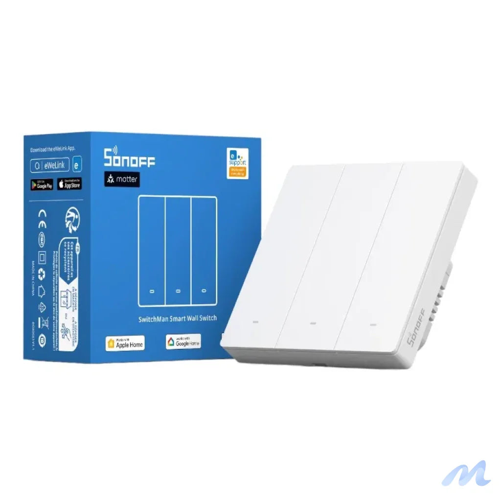 SONOFF M5-3C-86W WiFi Matter smart wall switch (3-channel)