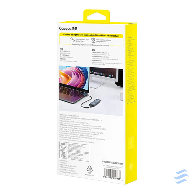SSD Enclosure Baseus FlyJoy (grey) Drive enclosures