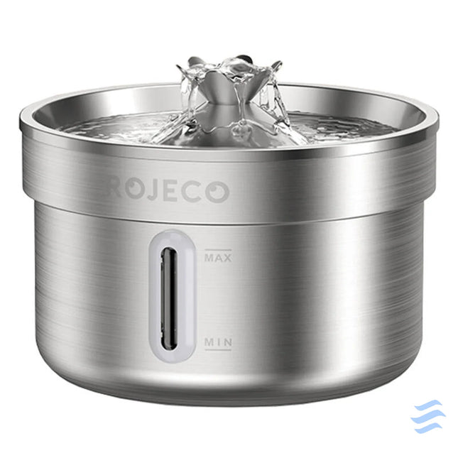 Stainless steel fountain / drinker for dog and cat 2l Rojeco Water dispensers
