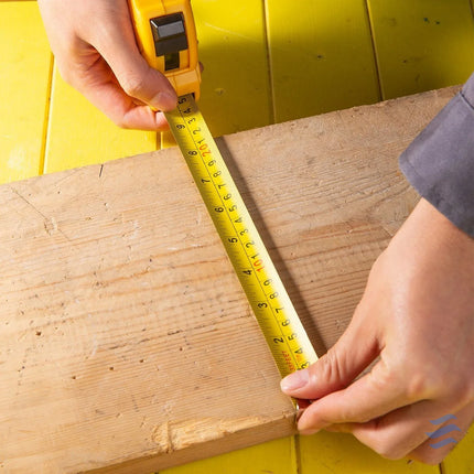 Steel Measuring Tape 10m/25mm Deli Tools EDL9010Y (yellow) Measuring tools