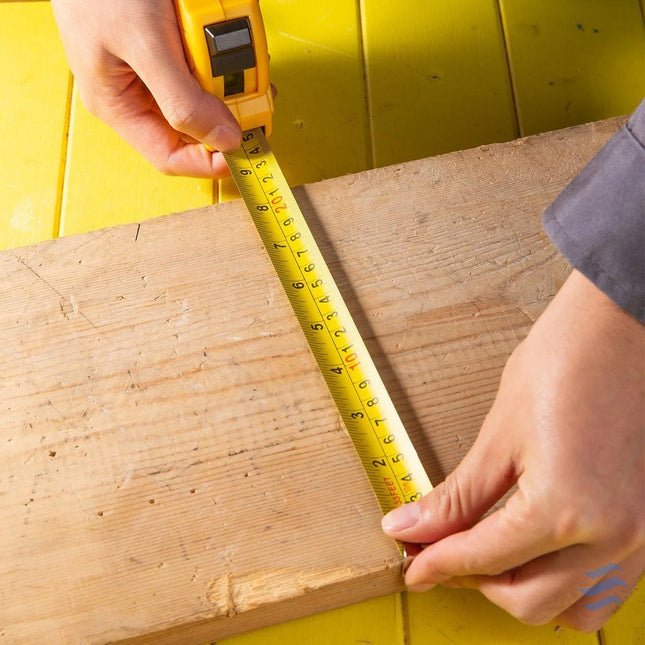 Steel Measuring Tape 10m/25mm Deli Tools EDL9010Y (yellow) Measuring tools