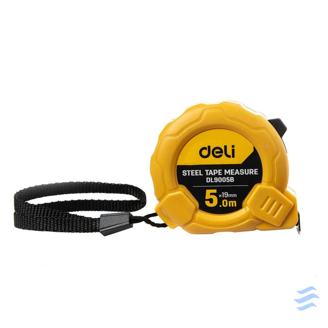 Steel Measuring Tape 5m/19mm Deli Tools EDL9005B (yellow) Measuring tools