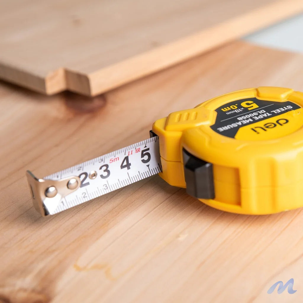 Steel Measuring Tape 5m/19mm Deli Tools EDL9005B (yellow)