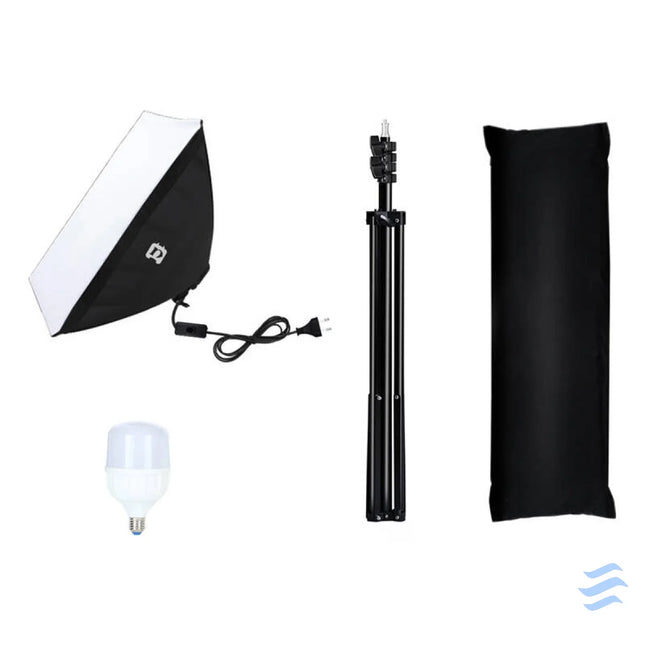 Studio set Puluz LED softbox 50x70cm tripod LED bulb 1 pc PU5070EU Softboxes
