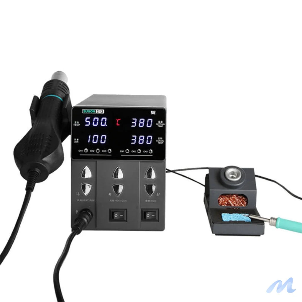 SUGON 212 Hot Air Soldering Station + T12 Cob Soldering Machine