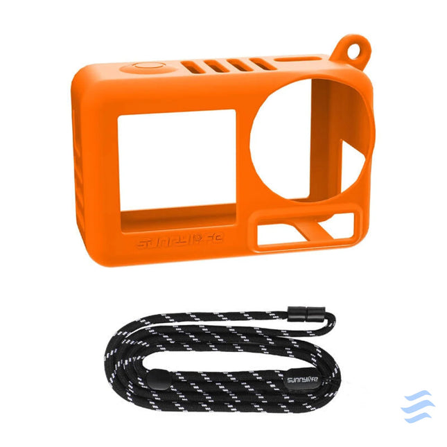 Sunnylife OA5 BHT885 C silicone case with strap for OSMO ACTION 5 PRO (orange) Cases and covers