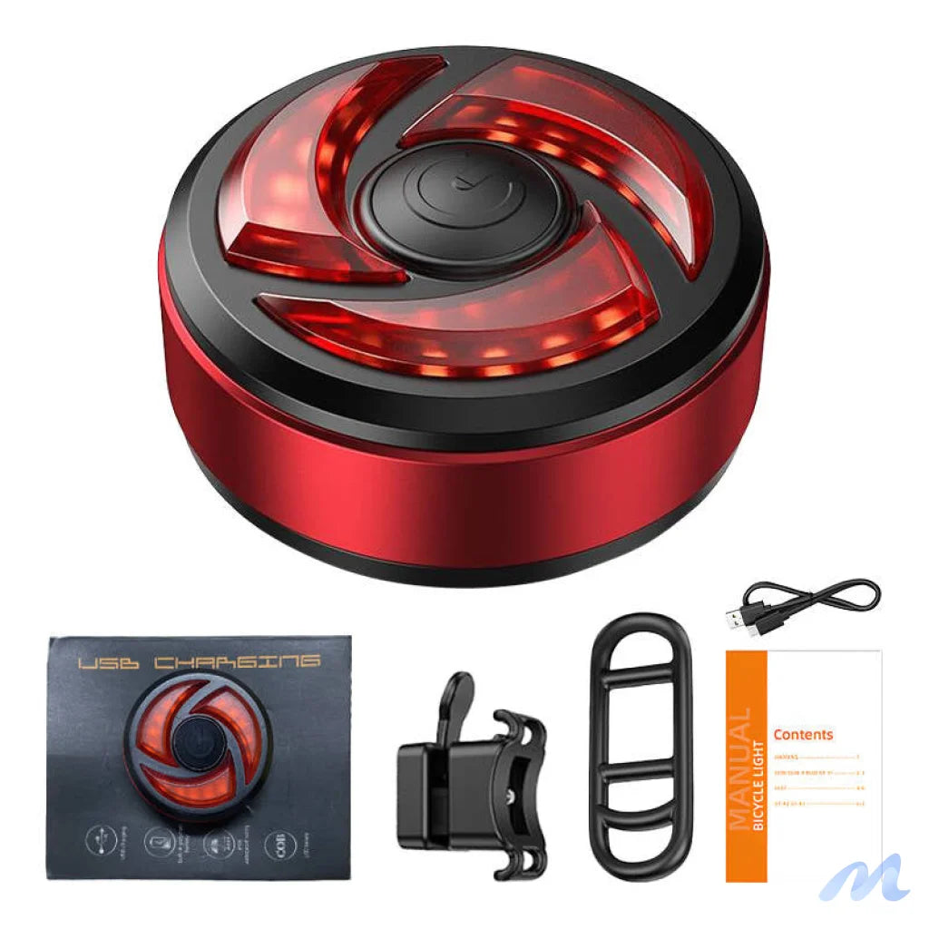 Superfire BTL02 rear bike light, USB, 330 mAh, 3 modes