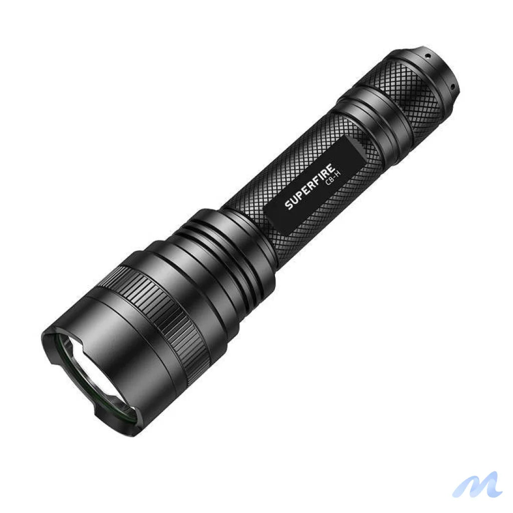 Superfire C8-H flashlight 1200 lm, USB, 250m, 5 modes