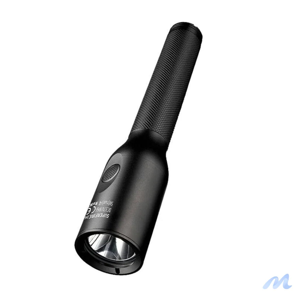 Superfire D6 flashlight, 220 lm, 210 m range, 4 modes