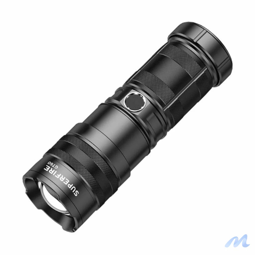 Superfire GT60 flashlight - 2600 lm, 2 modes, USB-C