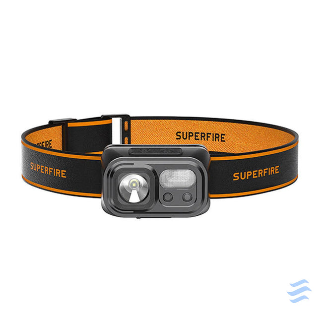 Superfire HL23 S headlamp flashlight 350lm USB C Head flashlights