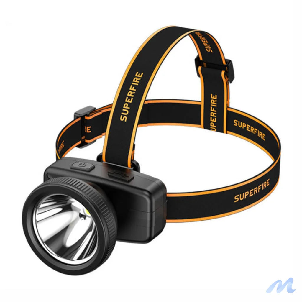Superfire HL55 headlamp, 150 lm, USB-C, 4 modes, 270 m