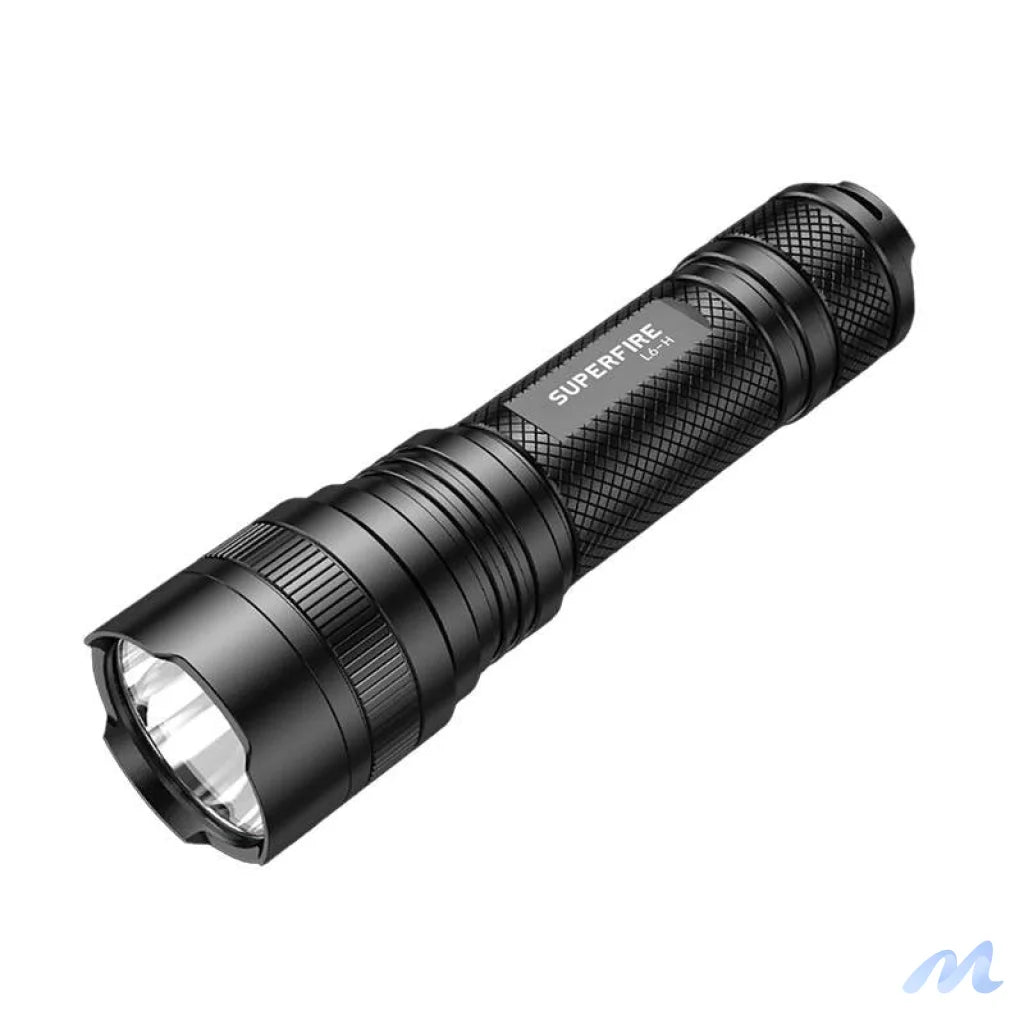 Superfire L6-H flashlight, 900 lm, 15W, USB-C, 5 modes