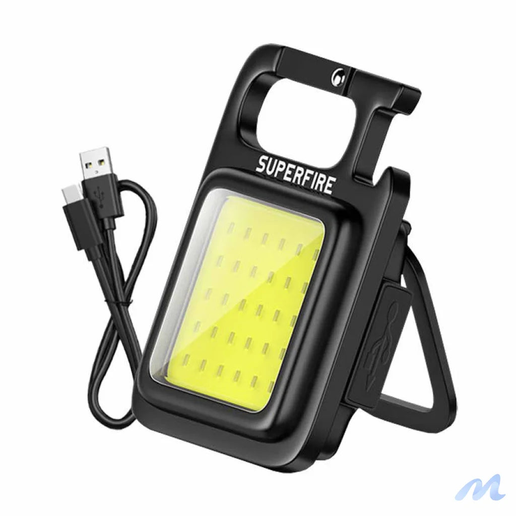 Superfire MX16 flashlight, 600 lm, 500 mAh, USB-C, 4 modes