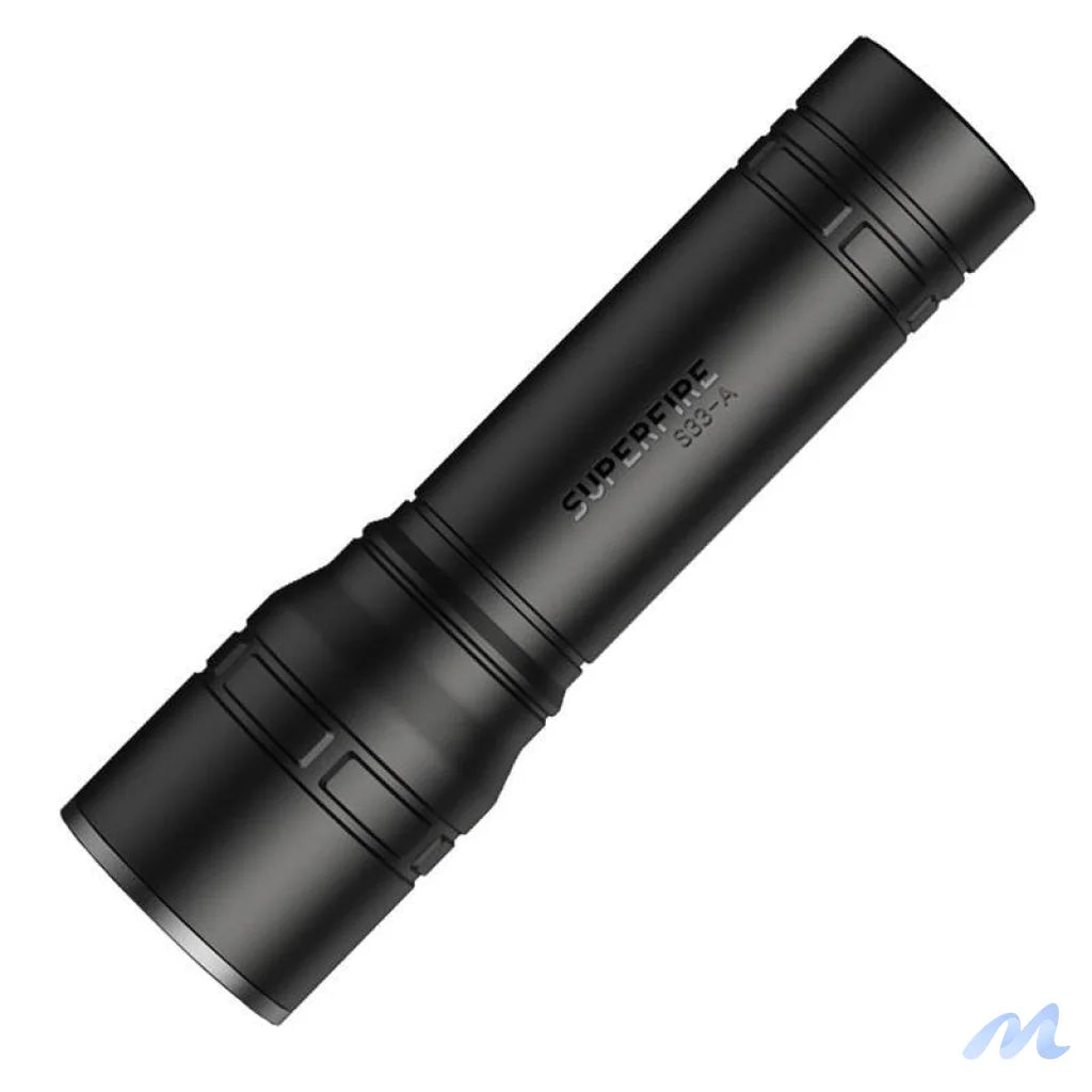 Superfire S33-A flashlight, USB, black, 4 modes