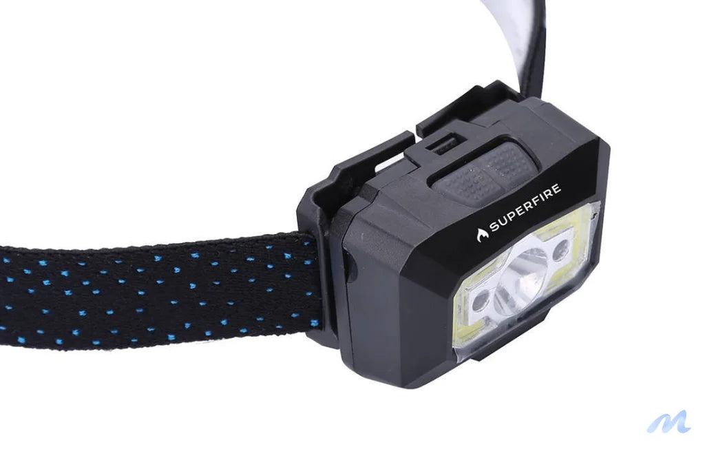 Superfire X30 headlamp, 340 lm, USB, 5 modes, 130 m