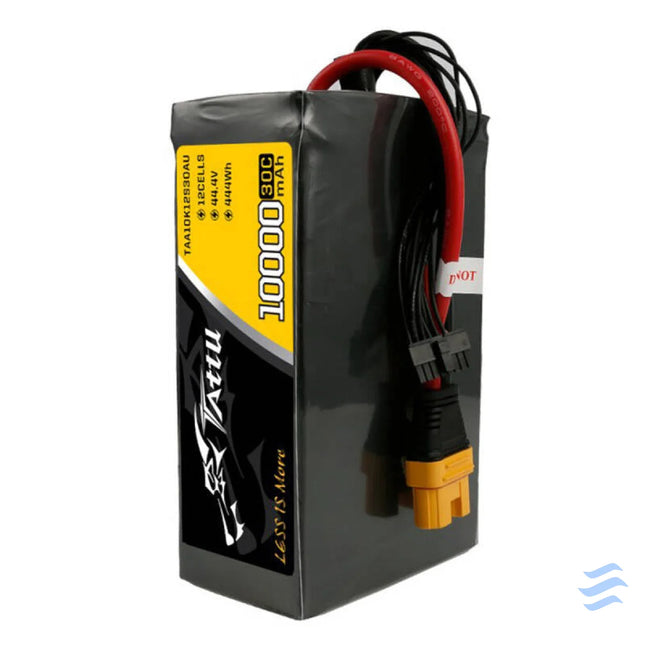 Tattu 10000mAh 44.4V 30C 12S1P Lipo Battery Pack with AS150U Plug Lithium and NiMH