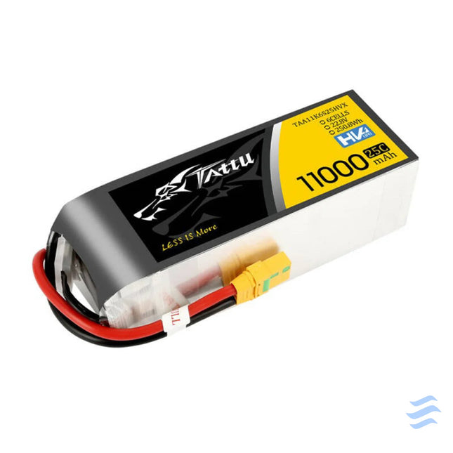 Tattu 11000mAh 22.8V HV 25C 6S1P Lipo Battery Pack with XT90 S (anti spark) Plug Lithium and NiMH