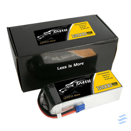 Tattu 12000mAh 22.2V 30C 6S1P UAV Lipo Battery Pack with EC5 plug Lithium and NiMH