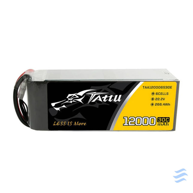 Tattu 12000mAh 22.2V 30C 6S1P UAV Lipo Battery Pack with EC5 plug Lithium and NiMH