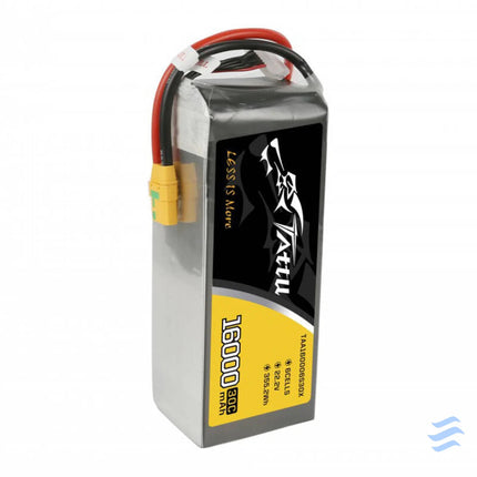 Tattu 16000mAh 22.2V 30C 6S1P LiPo Battery Pack with XT90 Anti spark Plug Lithium and NiMH