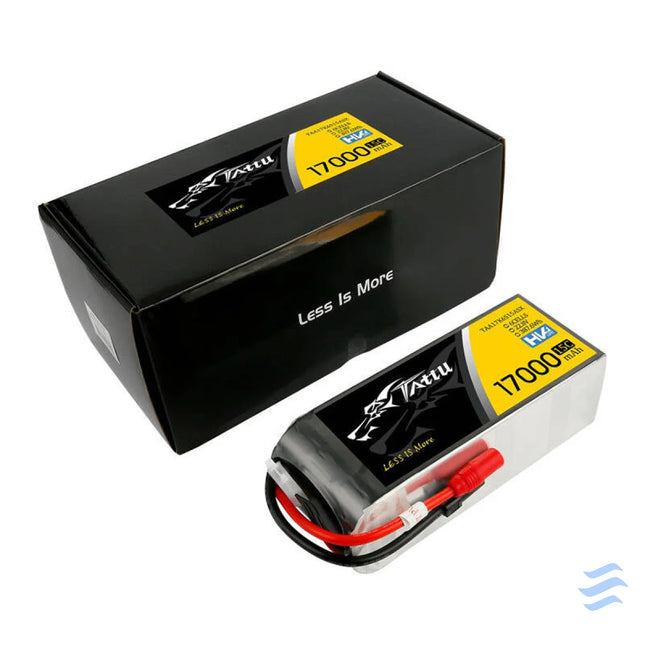 Tattu 17000mAh 22.8V 15C 6S1P Lipo Battery with AS150 + XT150 Plug Lithium and NiMH