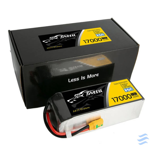 Tattu 17000mAh 22.8V 15C 6S1P Lipo Battery with XT90 S(anti spark) Plug Lithium and NiMH