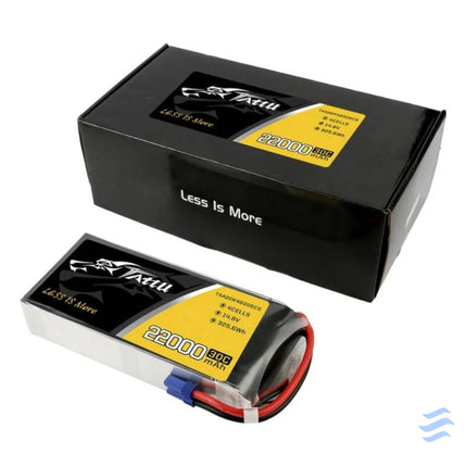 Tattu 22000mAh 14.8V 30C 4S1P Lipo Battery Pack with EC5 Lithium and NiMH