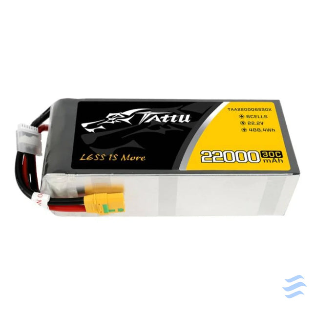 Tattu 22000mAh 22.2V 30C 6S1P Lipo Battery Pack with XT90 S plug Lithium and NiMH