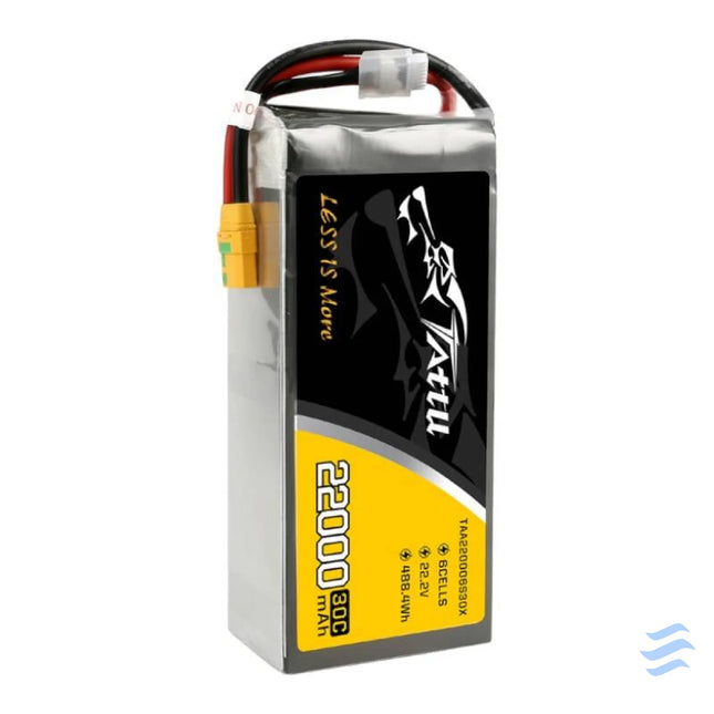 Tattu 22000mAh 22.2V 30C 6S1P Lipo Battery Pack with XT90 S plug Lithium and NiMH