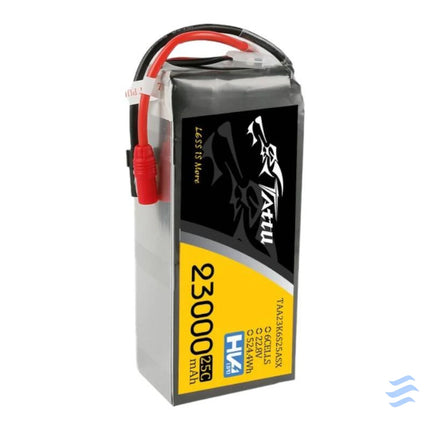 Tattu 23000mAh 22.8V 25C 6S1P Lipo Battery Pack With XT150 + AS150 Lithium and NiMH