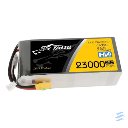 Tattu 23000mAh 22.8V 25C 6S1P Lipo Battery Pack With XT90 S Lithium and NiMH
