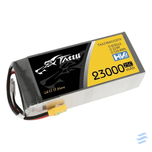Tattu 23000mAh 22.8V 25C 6S1P Lipo Battery Pack With XT90 S Lithium and NiMH