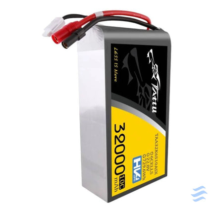 Tattu 32000mAh 22.2V 25C 6S1P Lipo Battery Pack with AS150 + XT150 Lithium and NiMH