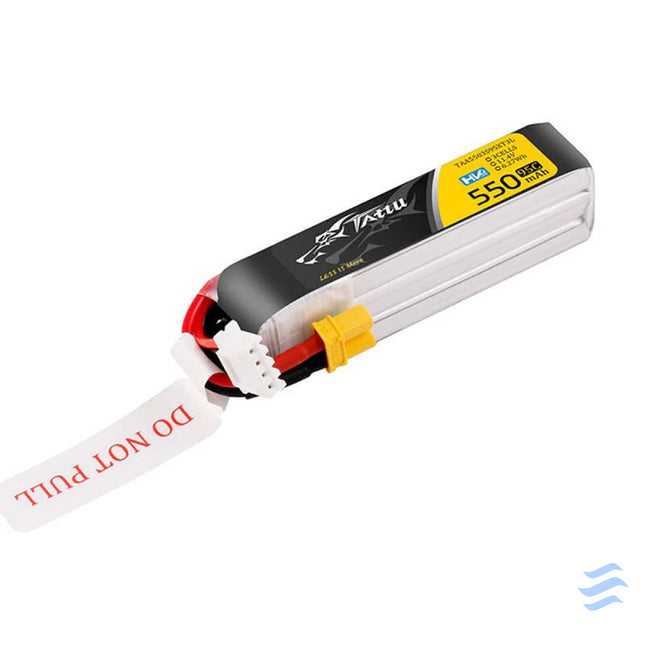Tattu 3s 550mAh 95C 11.4V HV Lipo Battery with XT30 Plug Long Pack Connector Lithium and NiMH