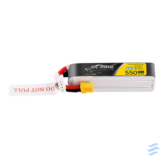 Tattu 3s 550mAh 95C 11.4V HV Lipo Battery with XT30 Plug Long Pack Connector Lithium and NiMH