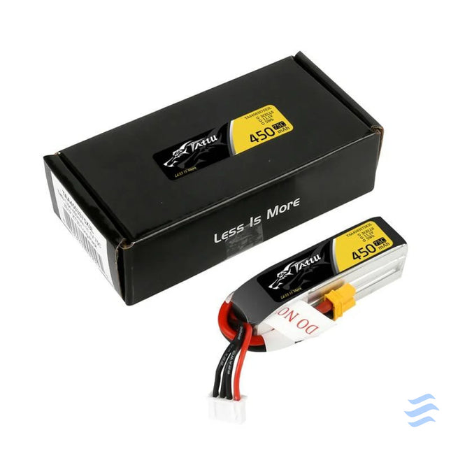 Tattu 450mAh 11.1V 75C 3S1P Long battery Lithium and NiMH