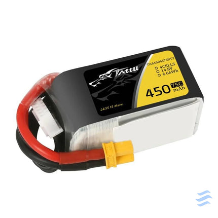 Tattu 450mAh 14.8V 75C 4S1P battery Lithium and NiMH