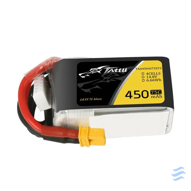 Tattu 450mAh 14.8V 75C 4S1P battery Lithium and NiMH