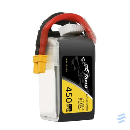 Tattu 450mAh 14.8V 75C 4S1P battery Lithium and NiMH