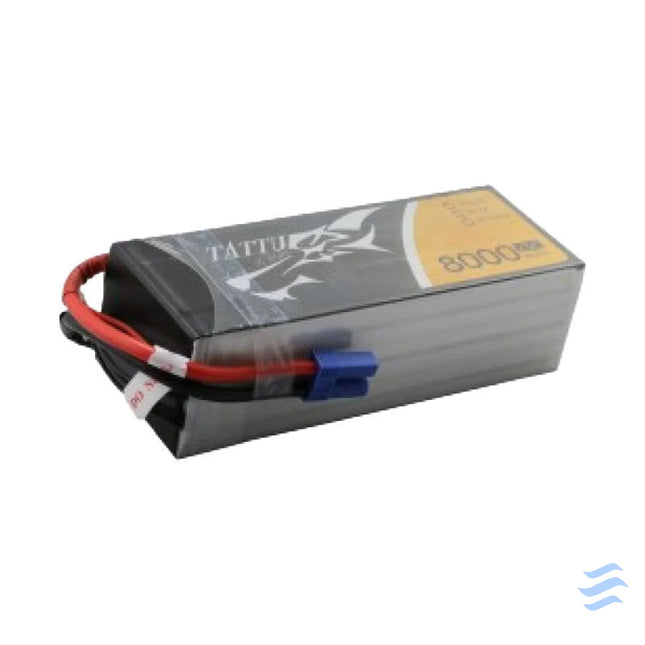 Tattu 8000mAh 22.2V 25C 6S1P Lipo Battery Pack with EC5 Lithium and NiMH