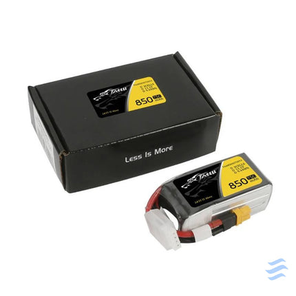 Tattu 850mAh 11.1V 75C 3S1P Battery Connector XT30 Lithium and NiMH