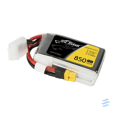 Tattu 850mAh 11.1V 75C 3S1P Battery Connector XT30 Lithium and NiMH