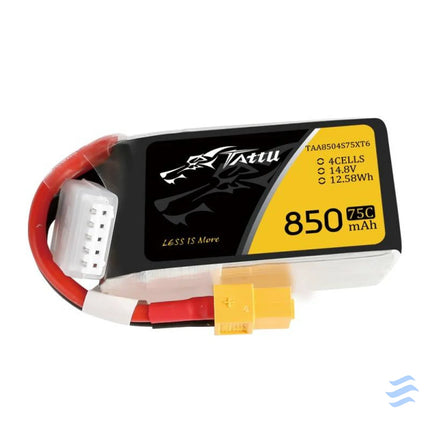Tattu 850mAh 14.8V 75C 4S1P XT60 battery Lithium and NiMH