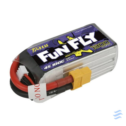 Tattu Funfly 1300mAh 14.8V 100C 4S1P battery Lithium and NiMH