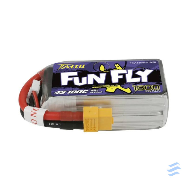 Tattu Funfly 1300mAh 14.8V 100C 4S1P battery Lithium and NiMH